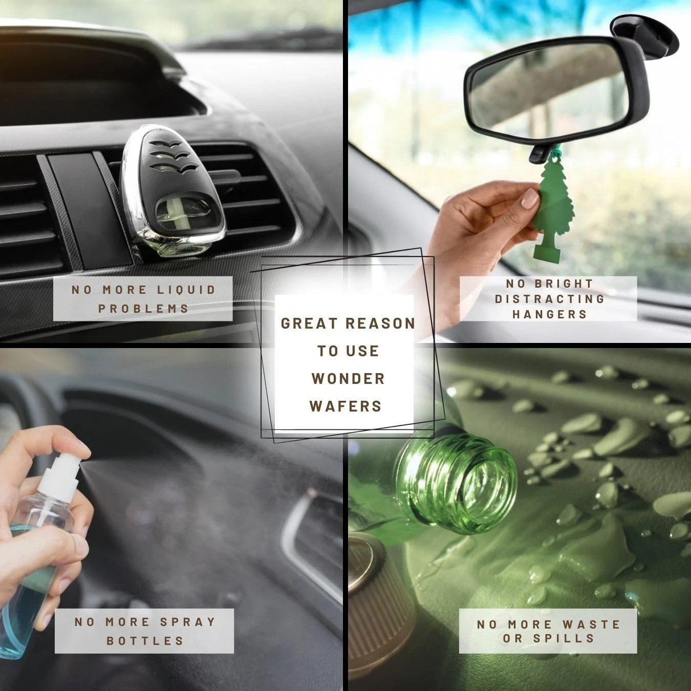 Wonder Wafers 250 Black Royale Unwrapped Automobile Professional Air Fresheners