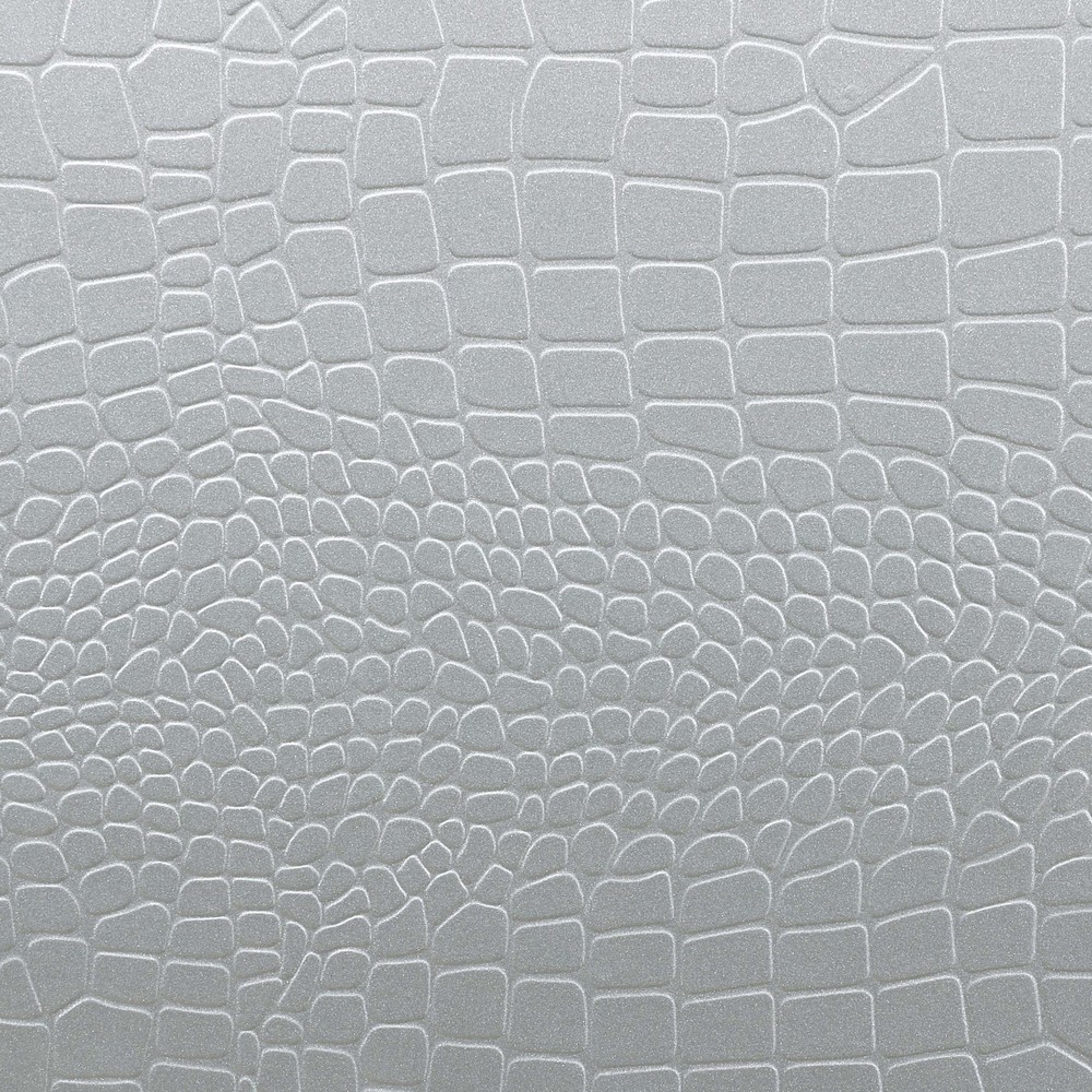 Silver Metallic 2-drawer Nightstand