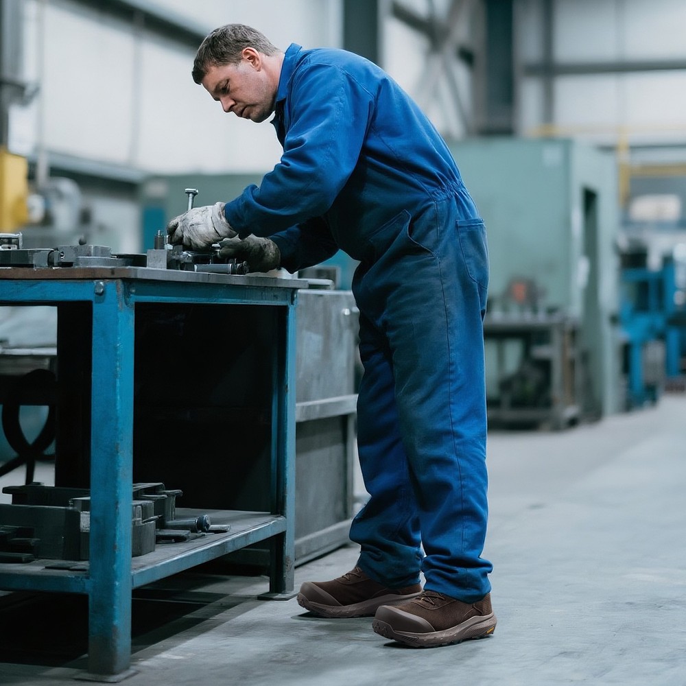 Men Waterproof Composite Toe Work Boots Lightweight Comfortable Safety Boots