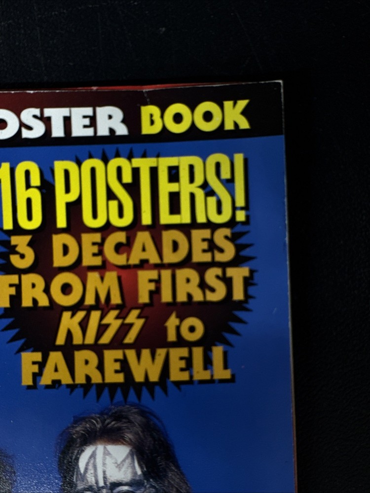 2000 METAL EDGE SPECIAL KISS THE OFFICIAL KISS FAREWELL POSTER BOOK MAGAZINE