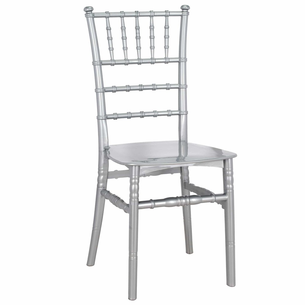 Silver BasicResin™ Chiavari Chair by Chivari