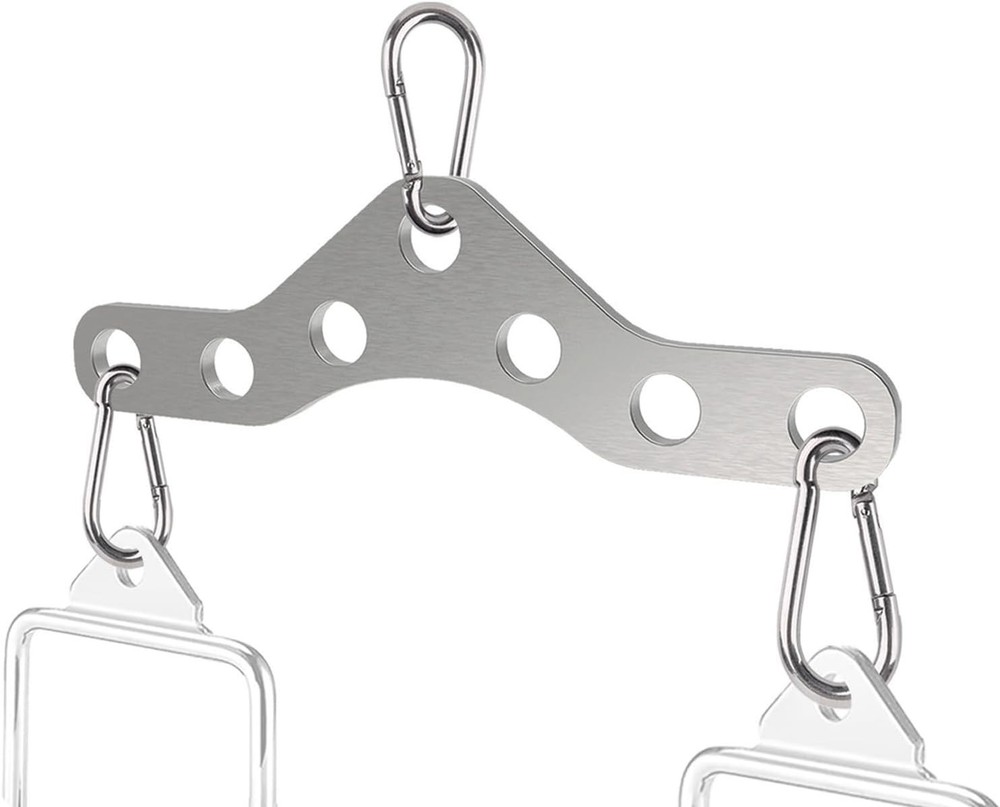 Double to Single Adaptor Plate Cable Pulley Machines Durable Solid Stainless