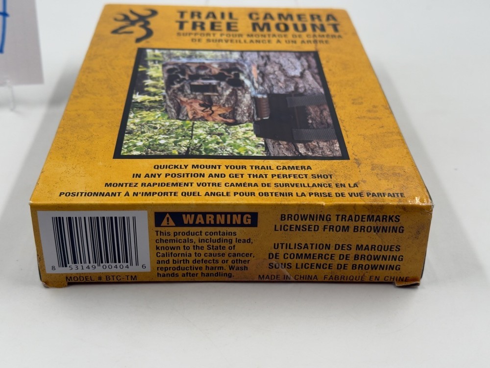 Browning Trail Camera Tree Mount #BTC-TM , New Unopened
