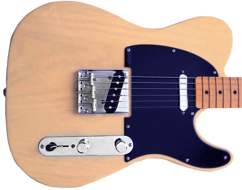 Precision Made Reversed Telecaster Harness w/Plate and Knobs