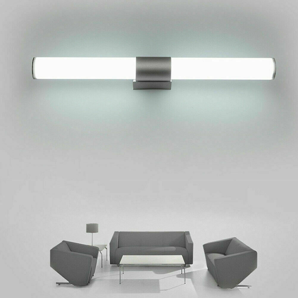 Modern Bathroom Toilet Vanity Wall Makeup Waterproof Light Mirror Front LED Lamp