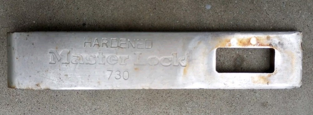 Master Lock 730 Straight Bar Commerical Grade Hasp **BAR ONLY**