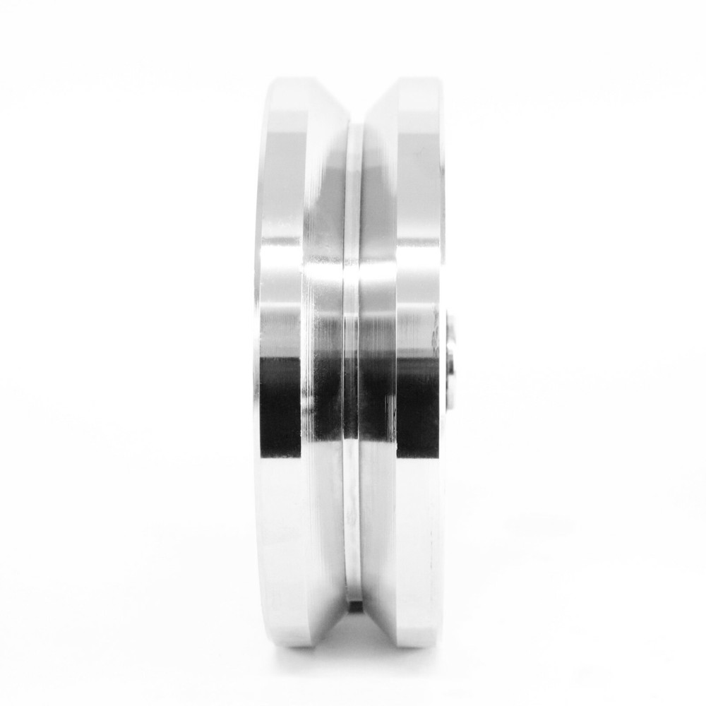 6" V Groove Caster Solid Wheel Sliding Gate Roller Slide with optional box