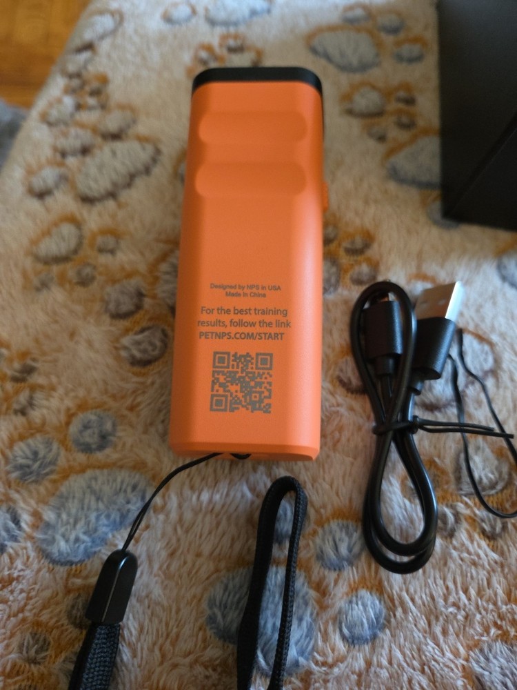 NPS Alpha Dog Behavior Trainer Barking Control Device USB Cordless-Open Box