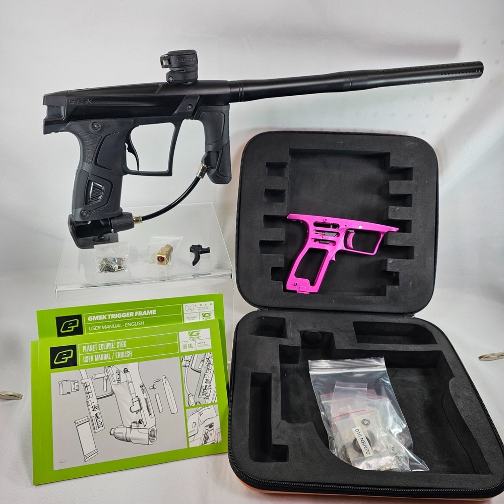 Planet Eclipse GTEK/GMEK Paintball Gun with BOTH OLED and MECH Frames