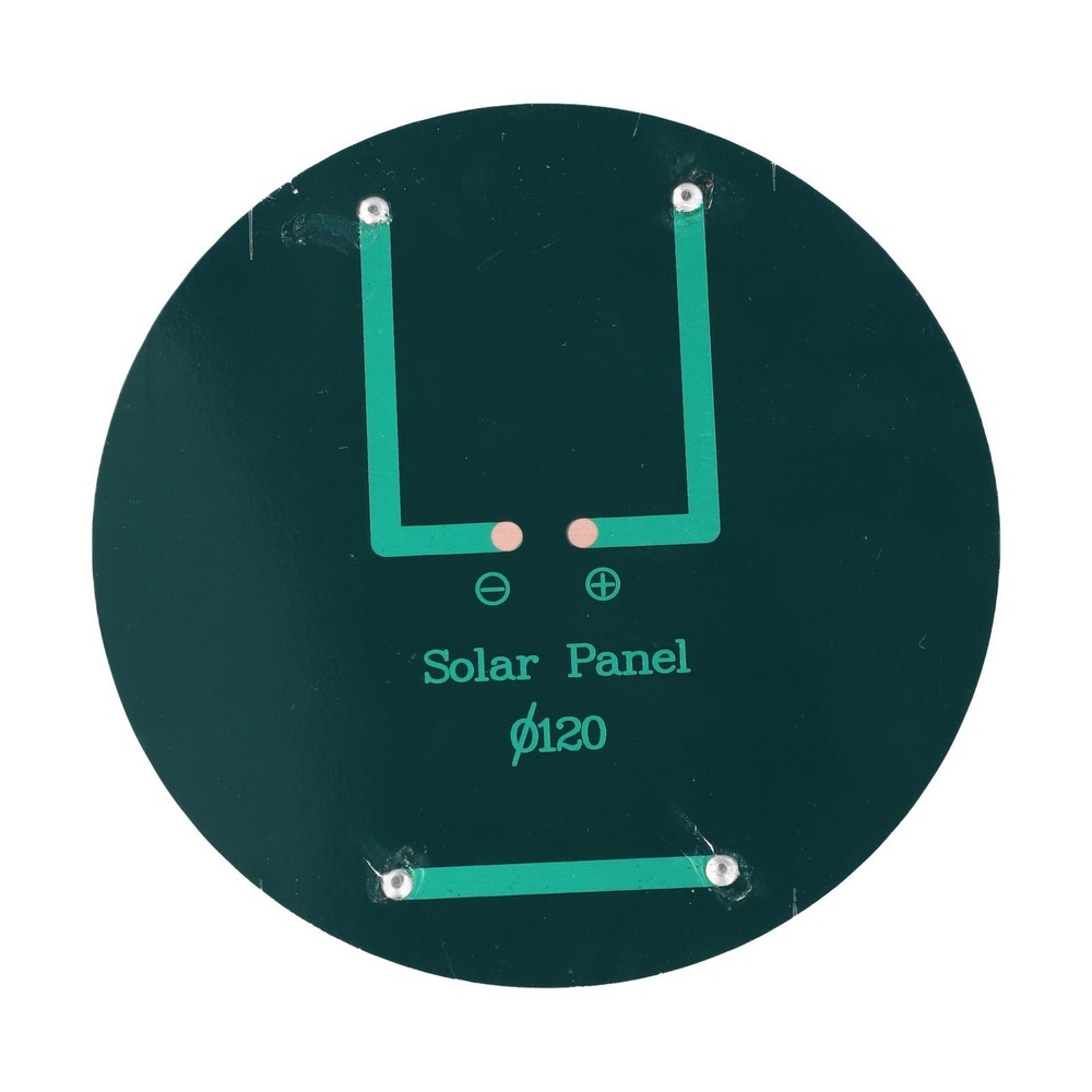 Optimized Light Transmittance Round Solar Panel 120 mm for Better Performance