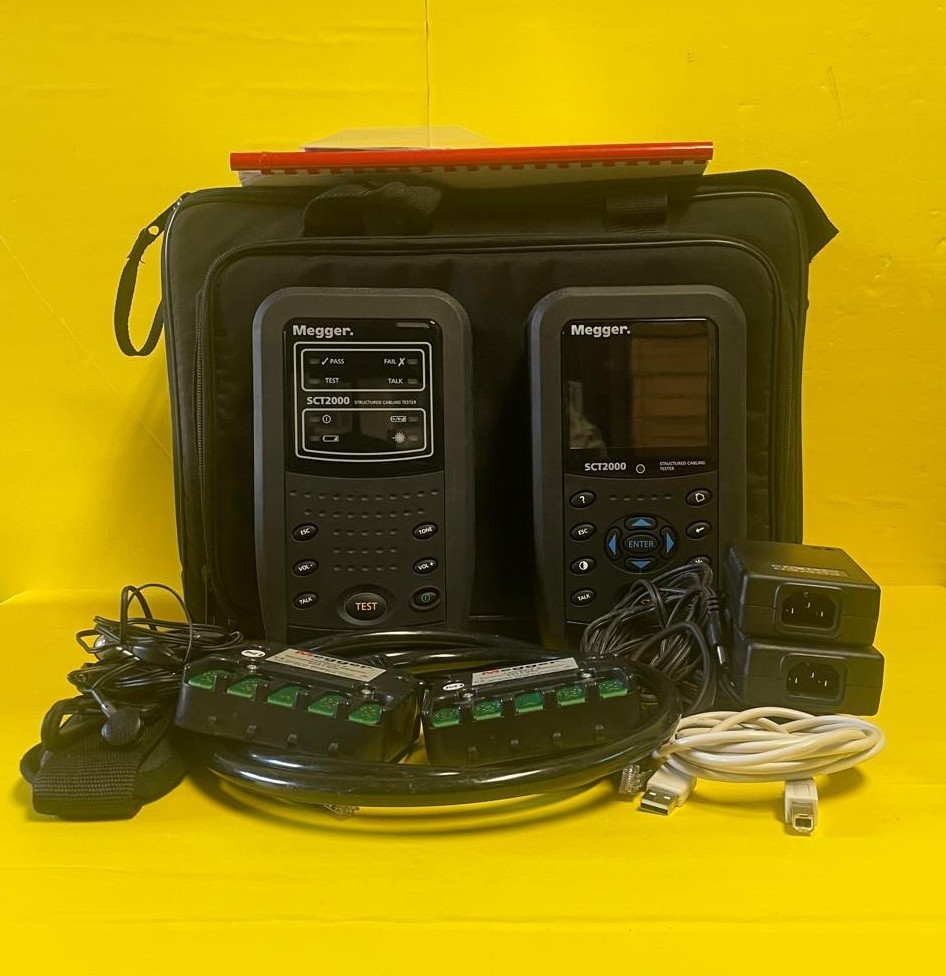 Megger SCT2000 Structured Cable Tester Kit SCT 2000 Series Cabling