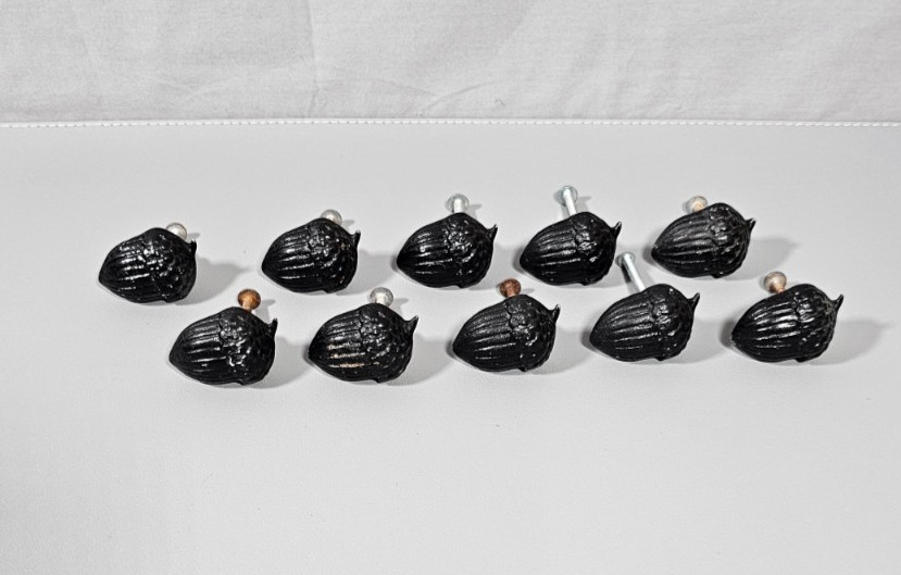 Anne at Home Heavy Metal Acorn Drawer Pull Knobs 10 Knobs