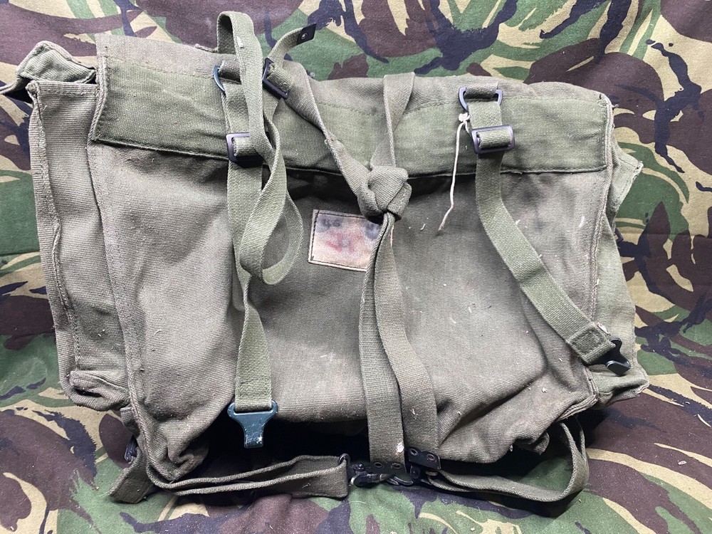 Original British Army 58 Pattern Webbing Back Pack
