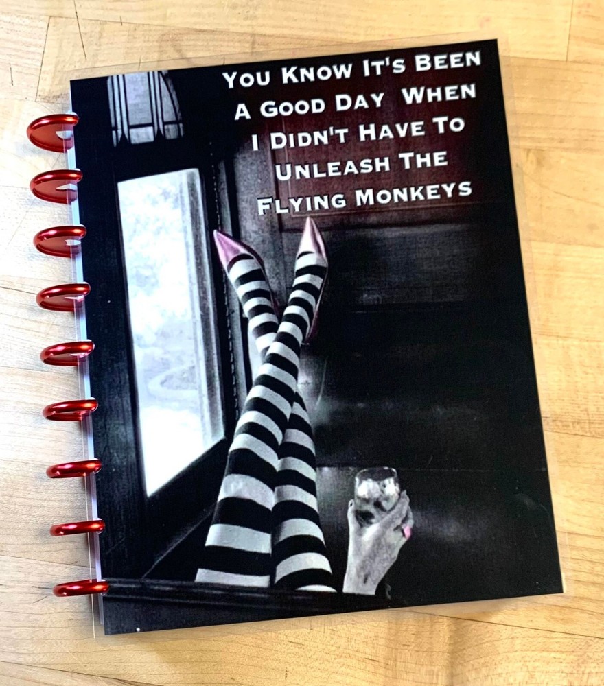 Flying Monkeys Front/Back Cover Set made for use with Classic HAPPY Planner~