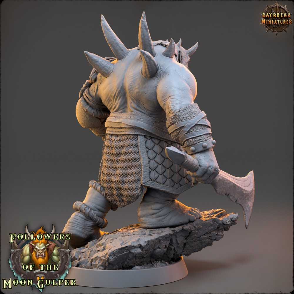 Ogre Warrior Krombag | DayBreak Miniatures |