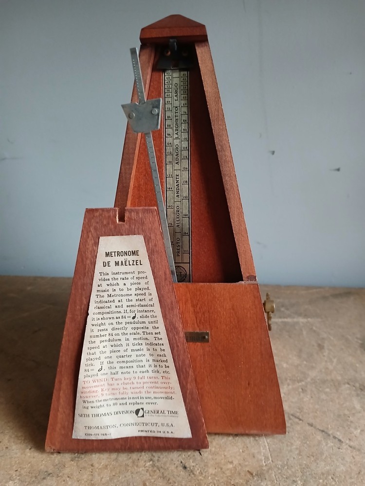 Seth Thomas Metronome Wooden