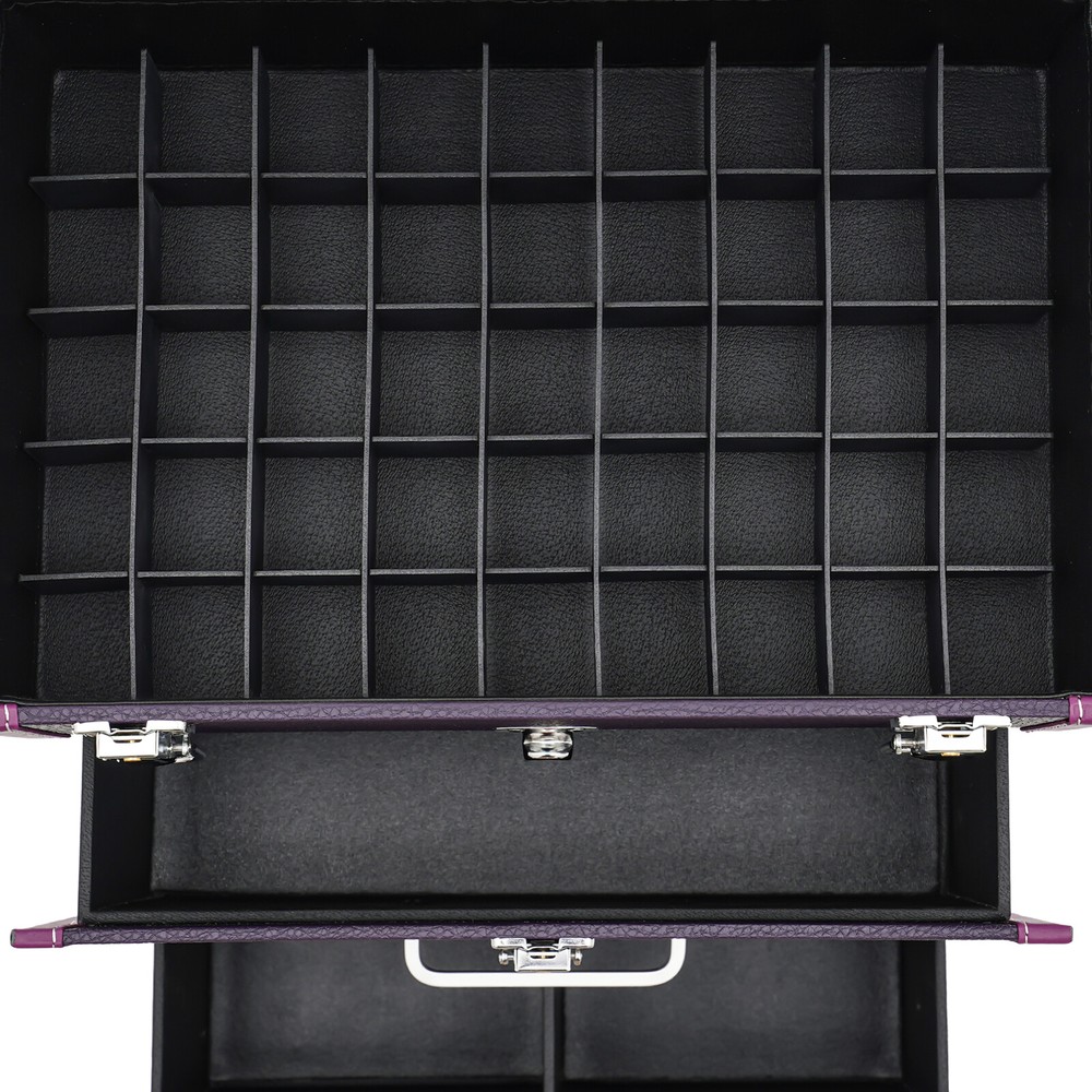 Large Rolling Cosmetic Case Makeup Trolley Rolling Makeup Case Waterproof