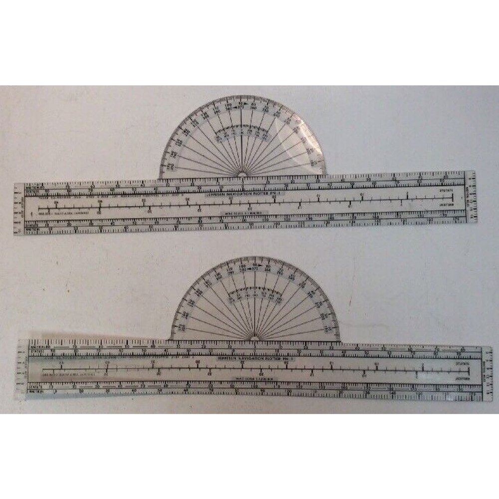 Jeppesen Navigation Plotter PN-1 Sectional & WAC Charts Aviation Tool