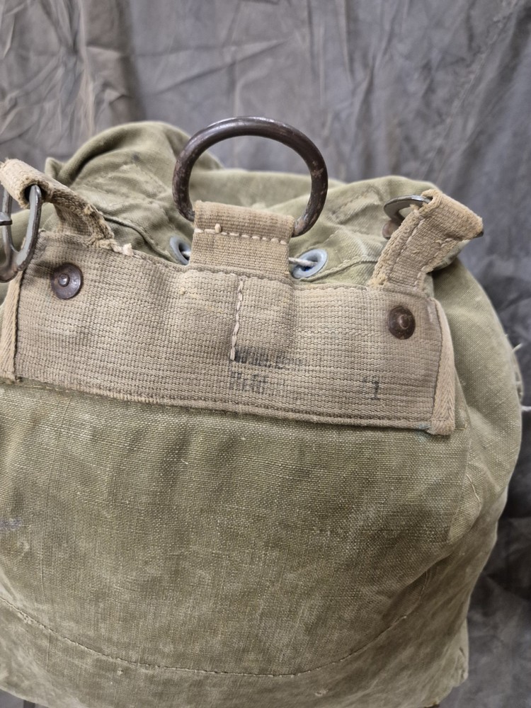 WW2 Genuine German Wehrmacht Tropical Troops Rucksack, Backpack with stamp