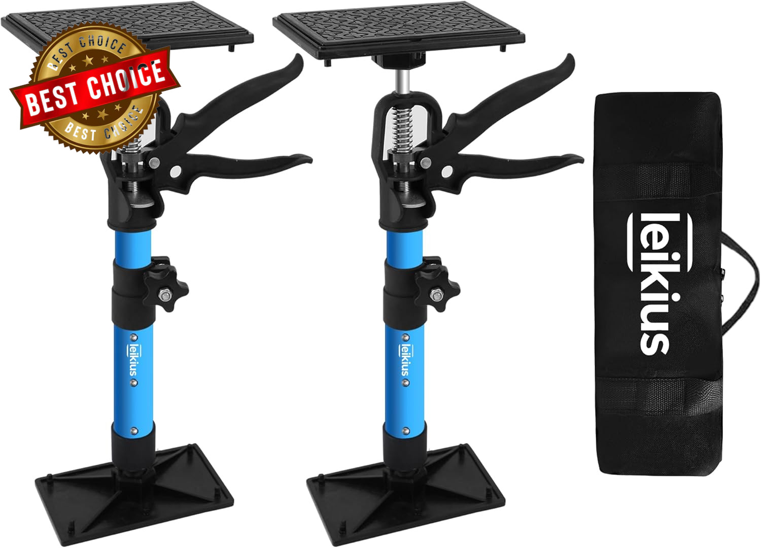 2PK Steel Cabinet Jacks for Installing Cabinets,14.6-23.6Inches, Adjustable 3Rd