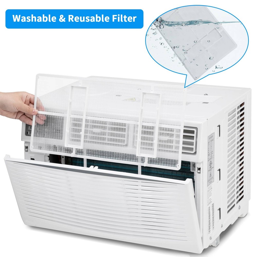 230V Window-Mounted Air Conditioner 18000 BTU with Remote /Smart APP Control