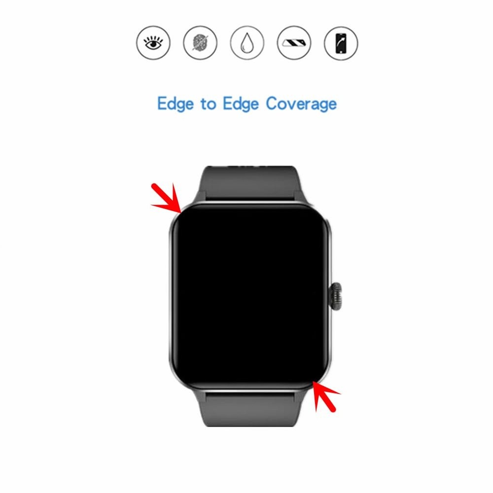 Screen Protector Compatible for Blackview R50 Smartwatch, HD Full Coverage TP...