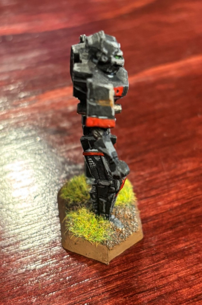 Battletech Painted Plastic Miniature "Quickdraw" Wolf's Dragoons Based