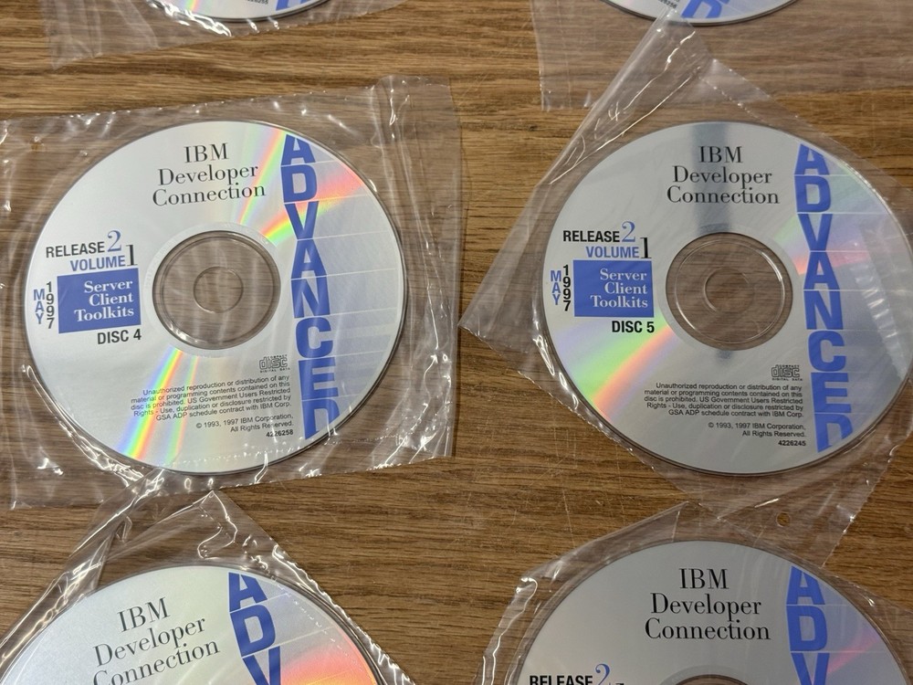 IBM Developer Connection NEW CD ADVANCED Release 2 1997 Toolkits Software