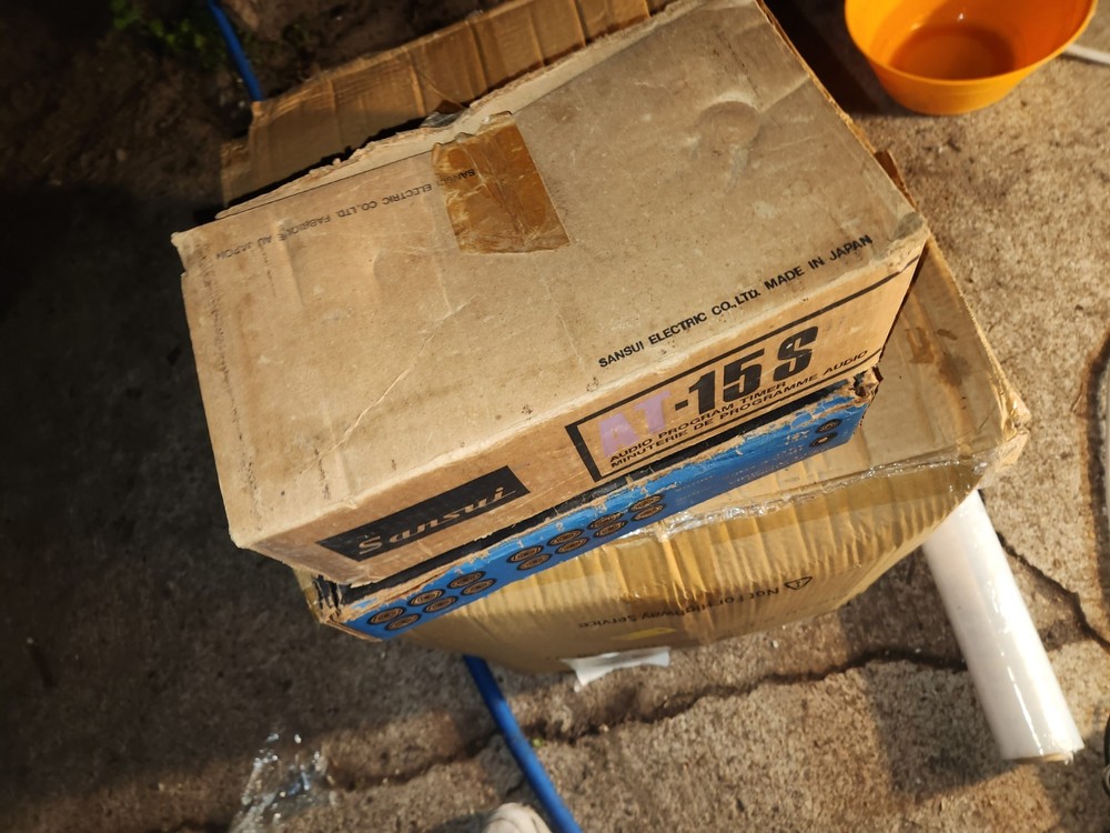 🔥 Vintage SANSUI AT-15S Digital Audio Stereo Program Timer Tested Working