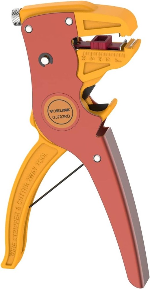 VCELINK Automatic Quickstrip Wire Stripper and Cutter, Professional Orange
