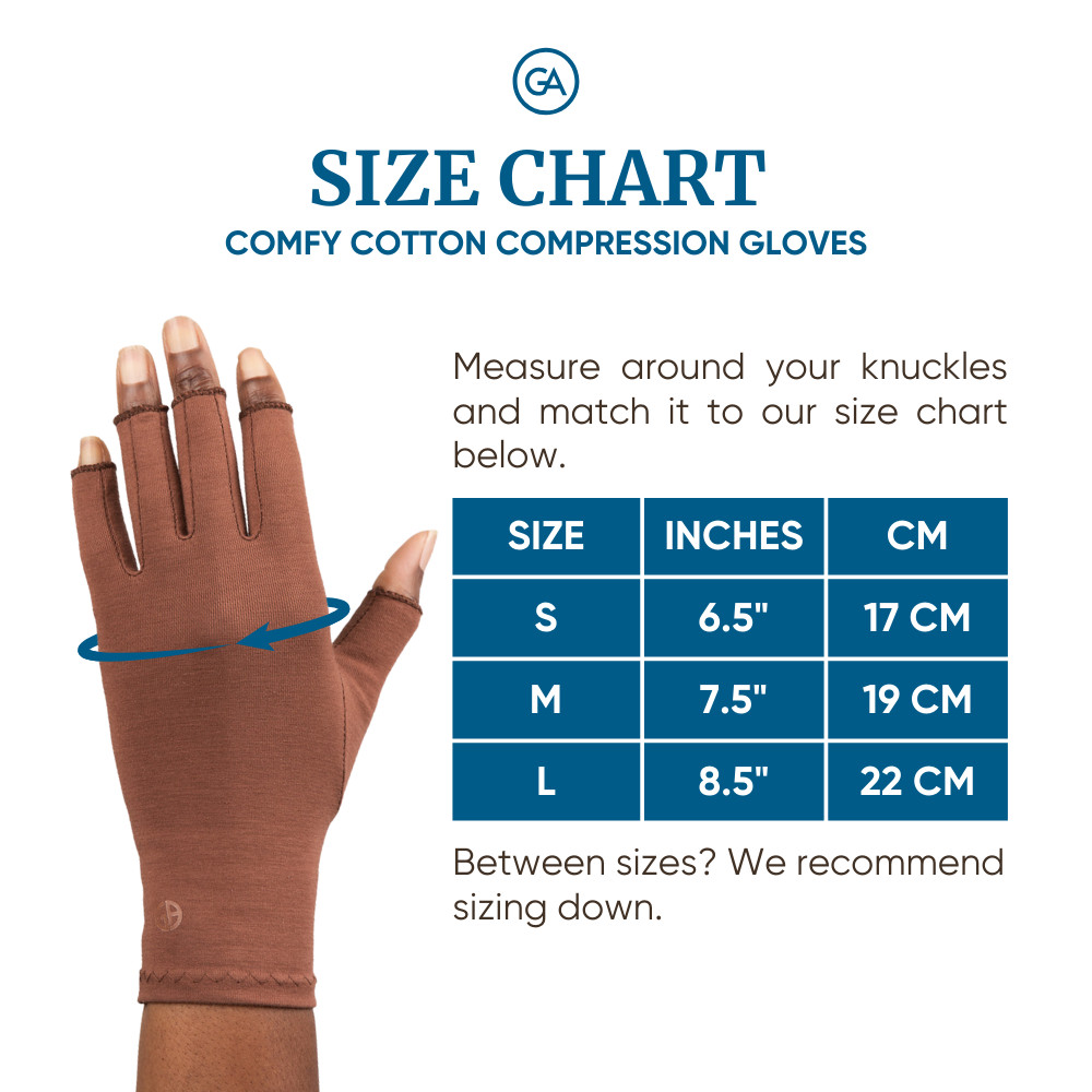 Tickled Pink Compression Gloves Relief From Arthritis: Comfy Cotton