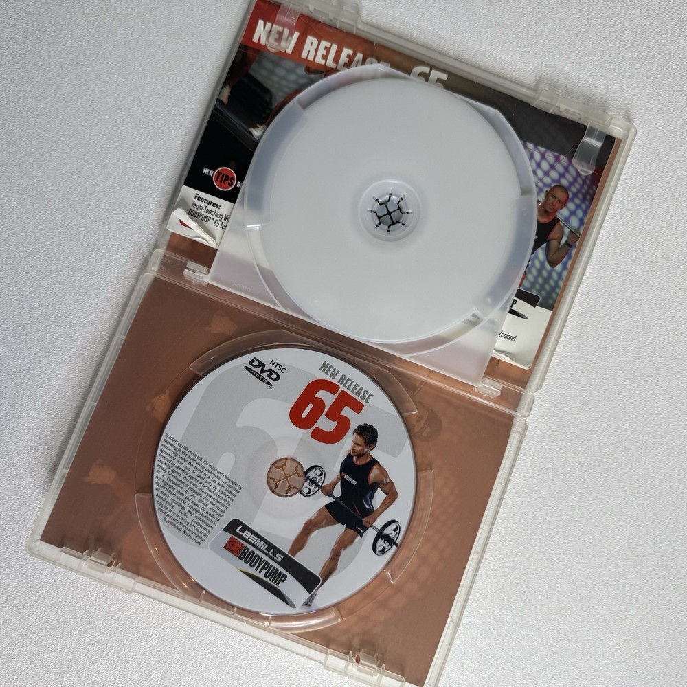 Les Mills Body Pump 65 Instructor Release Kit DVD CD Case Choreo Notes Complete