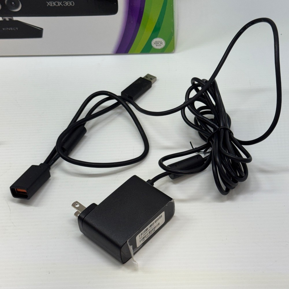 XBOX 360 Kinect Sensor in Open Box + Kinect Adventures game