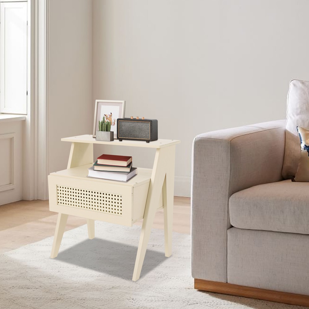 Bedside Table, Sofa Side Table, Bedside Table with Drawer