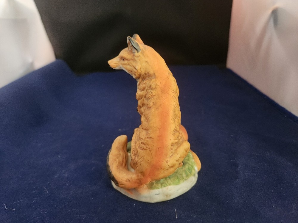 Vintage Fox And Kit Figurine