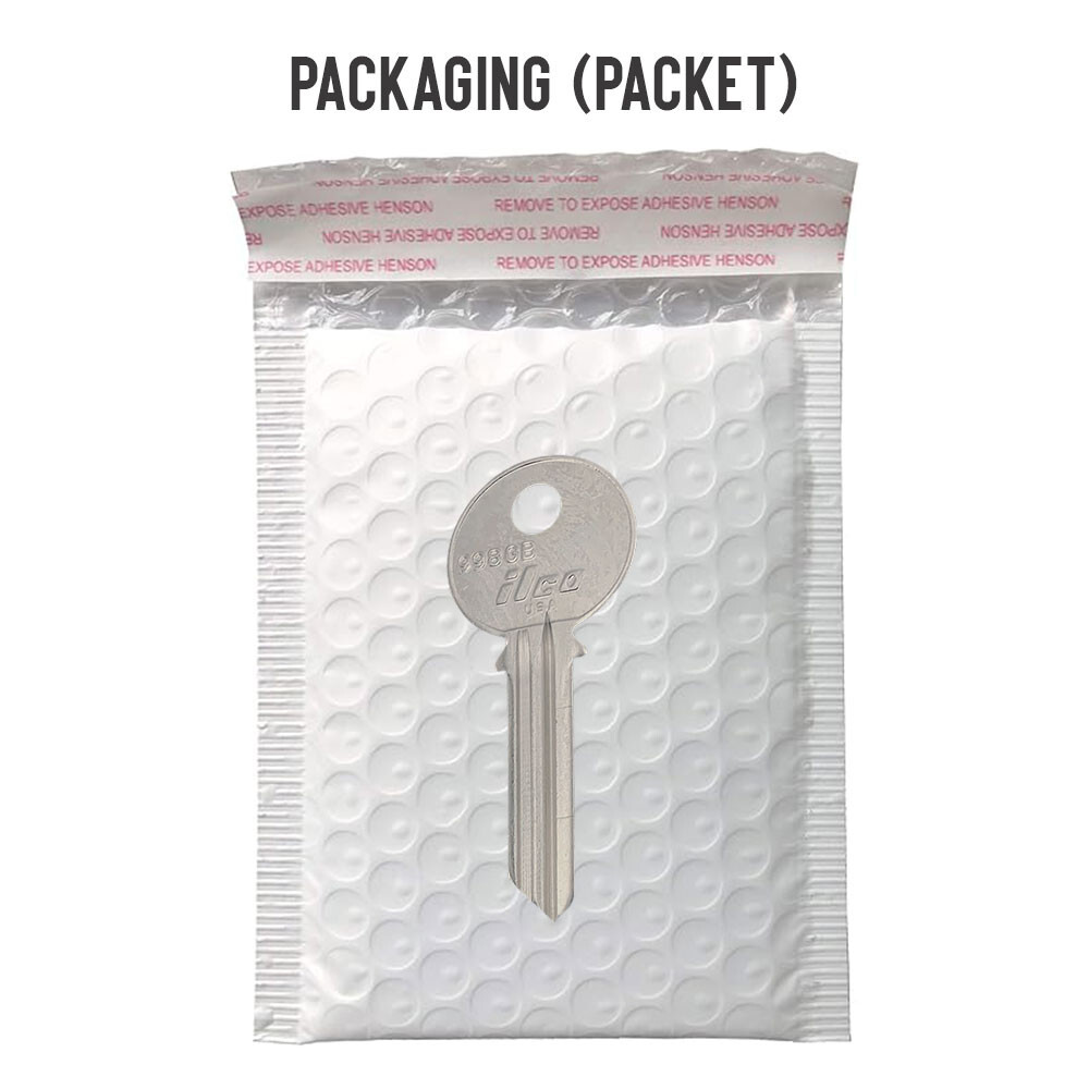998GB Key Blank – Nickel