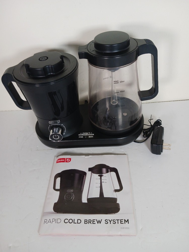 DASH Rapid Cold Brew System Coffee Maker - Easy Pour Spout + Carafe TESTED