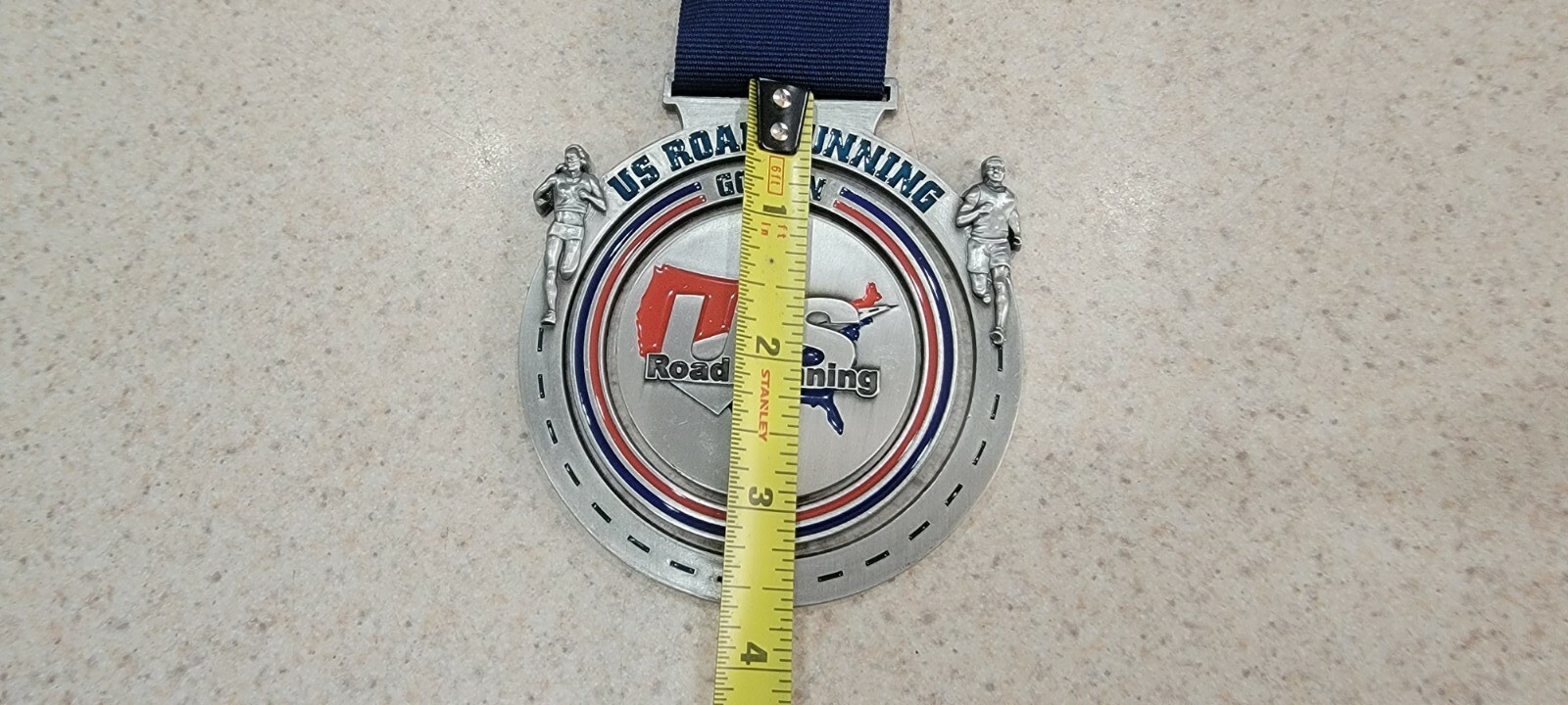 US Road Running " 10k St Patricks Day 2015 - Marathon medal - free shipping