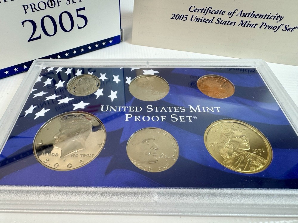 2005-S United States Mint Proof Set, total 11 coins