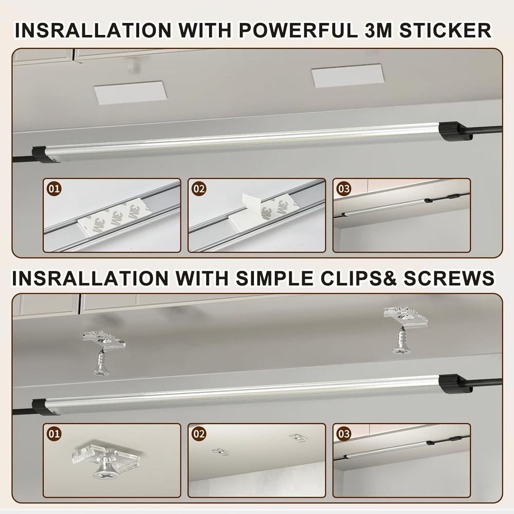 Under Cabinet LED Lighting, Dimmable under Counter Lights, Wifi Smart Controlled