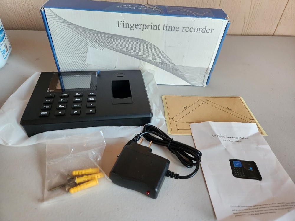Fingerprint Time Recorder - Professional Biometric - Tested working