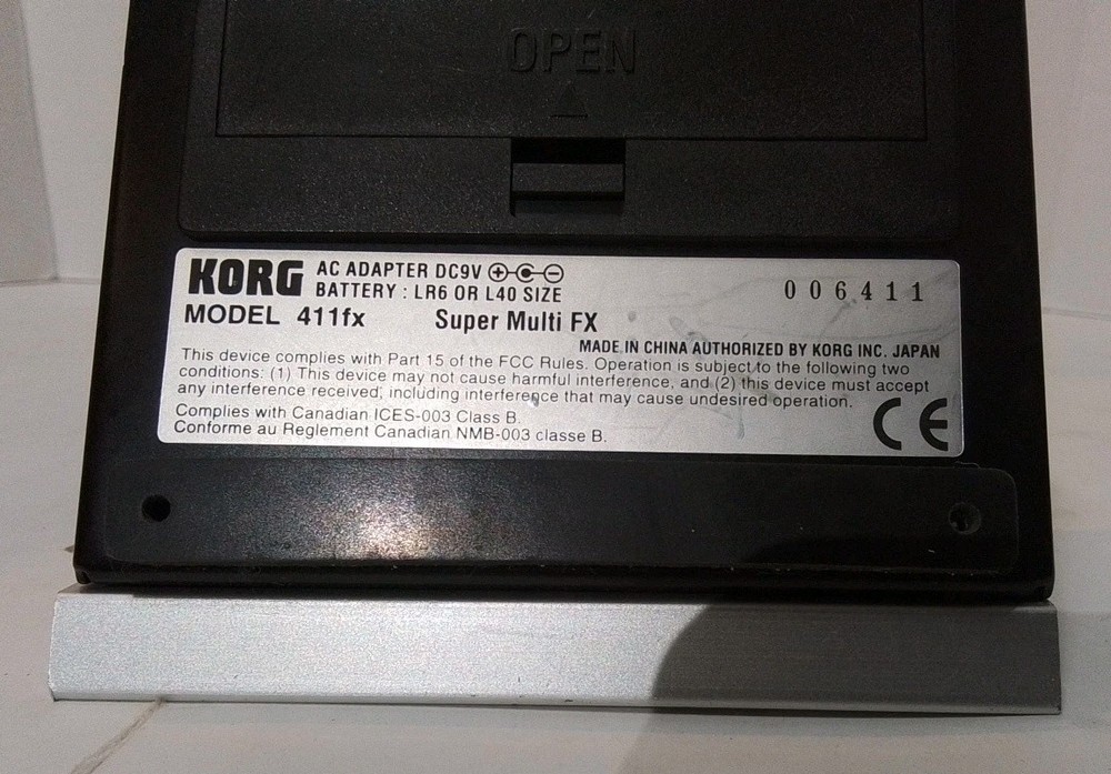 Korg ToneWorks 411fx Super Multi FX Guitar Pedal Processor