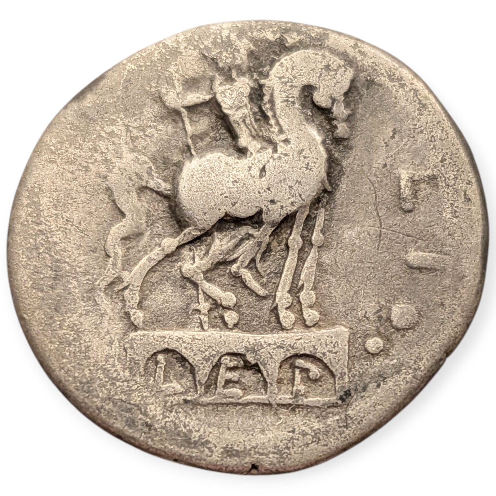 Mn. Aemilius Lepidus AR Denarius 114-13 BC Roman Republic Silver Coin 11S