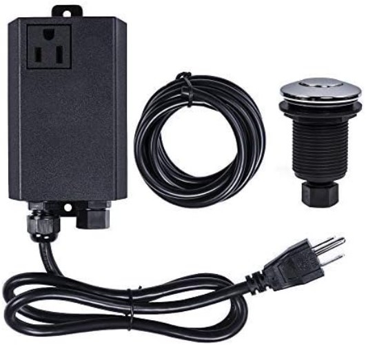 User-Friendly Stainless Steel Garbage Disposal Air Switch - Quick Installation