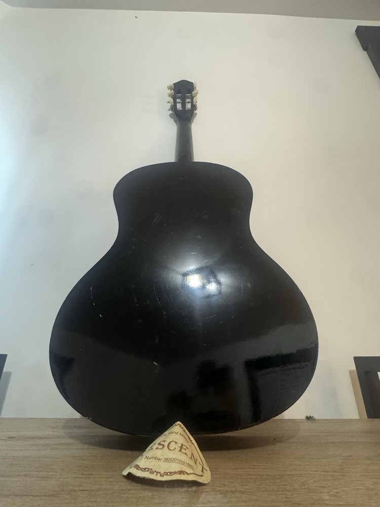Crescent Classical Guitar 6 String Standard Black