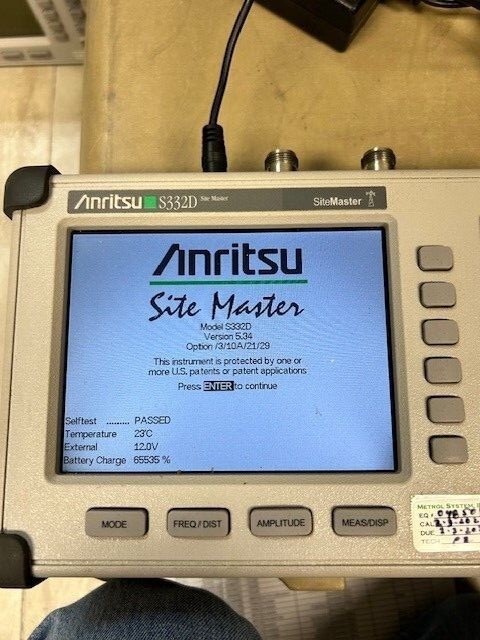 10 Anritsu S331D Site Master Cable & Antenna Analyzer SiteMaster S331