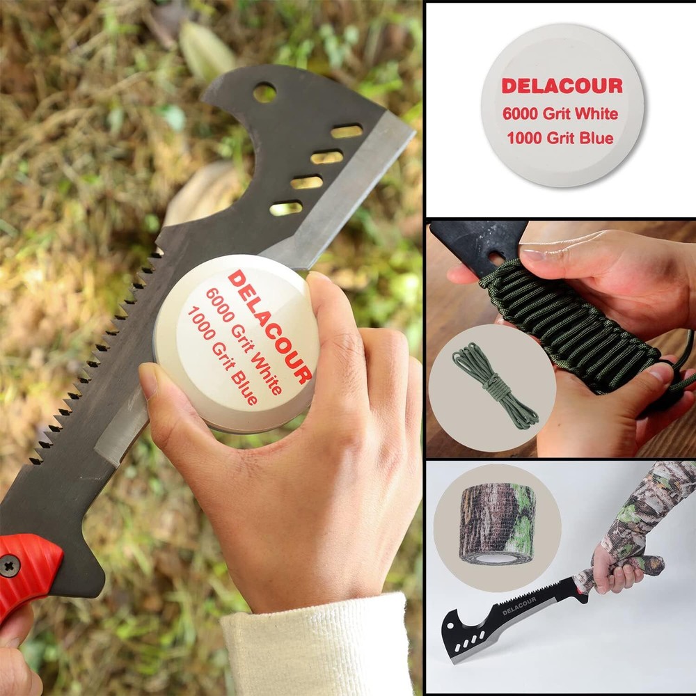Multi-Use Axe MacheteMachete with Nylon Sheath