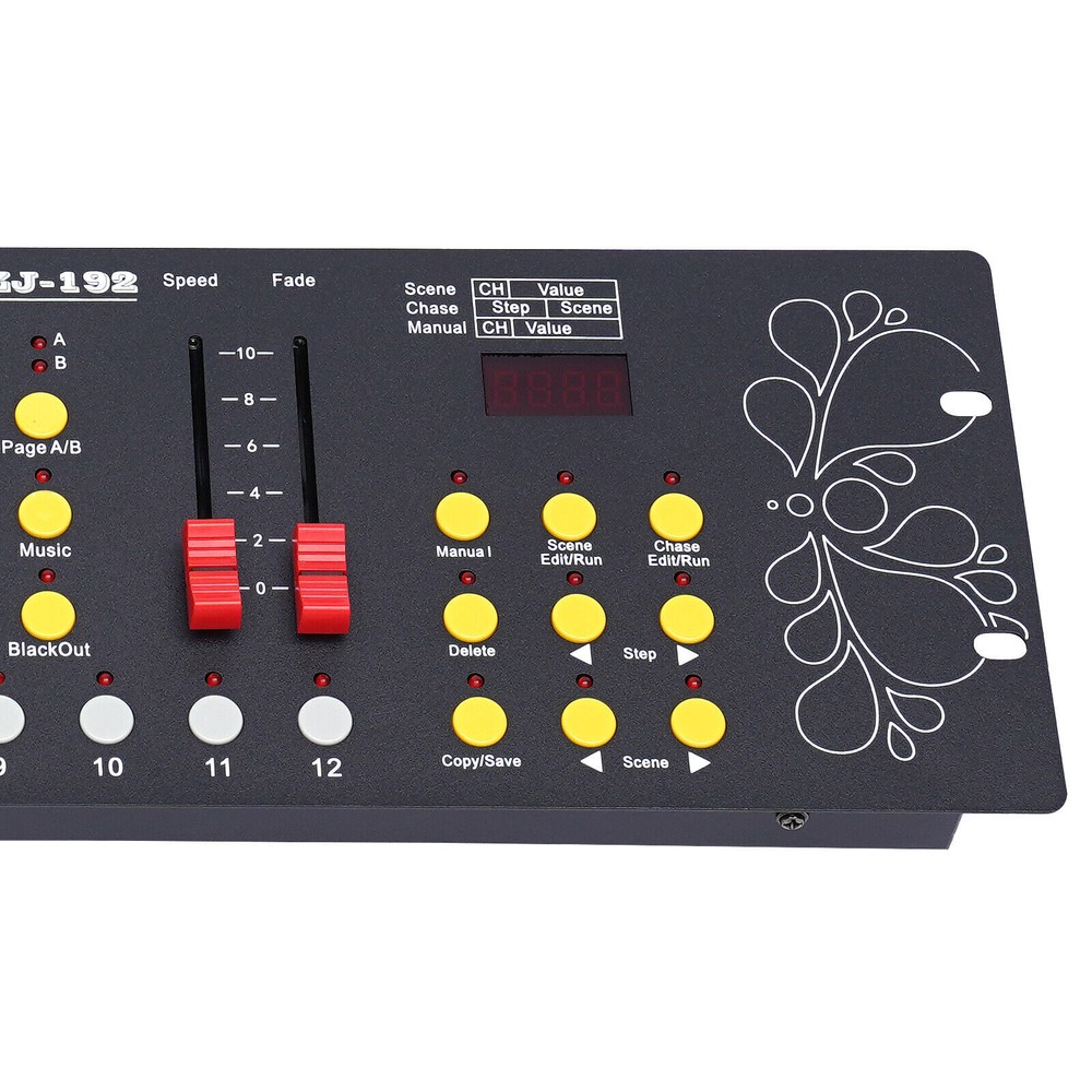 DJ DMX 512 192 Channels Operator Console Controller Stage Lighting DJ Party US
