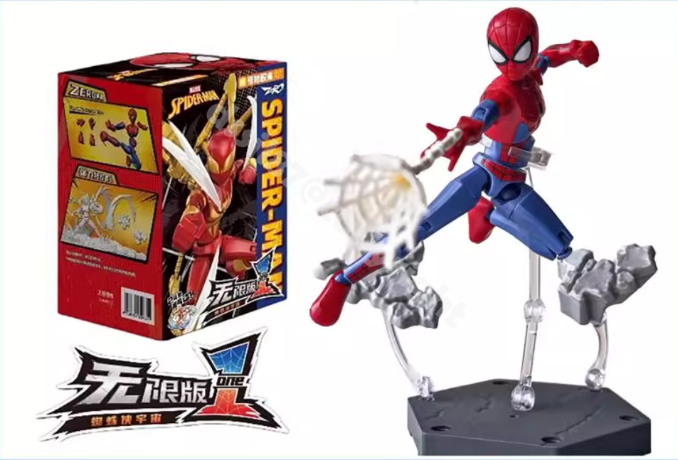 Keeppley Marvel Spider Man Zero Version 01 Spider Man Peter Parker Model Kits