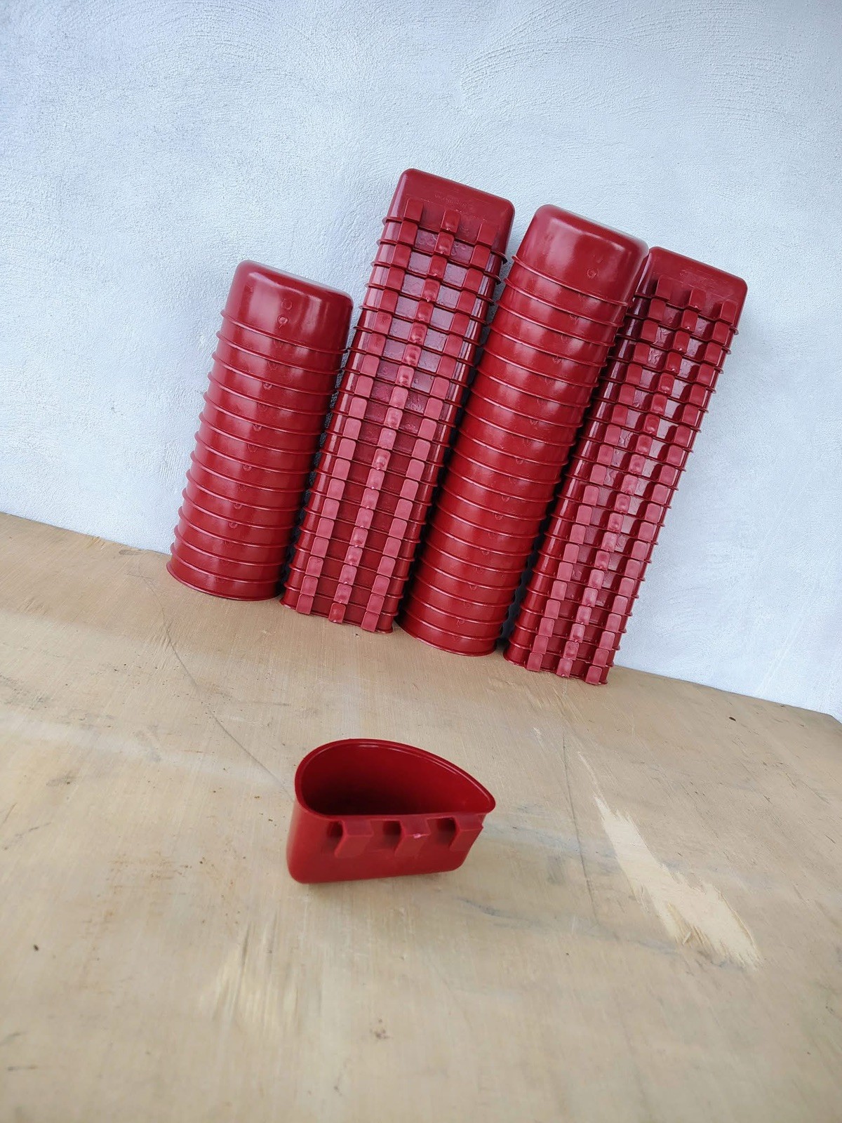 10 Bebederos para gallos media luna, color ojo, 10 chicken waterer